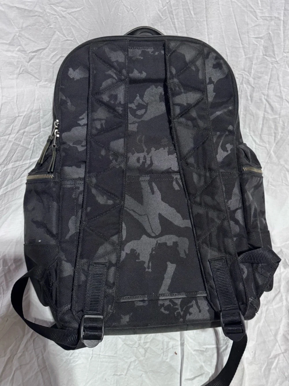 Tumi black camo laptop carry on backpack